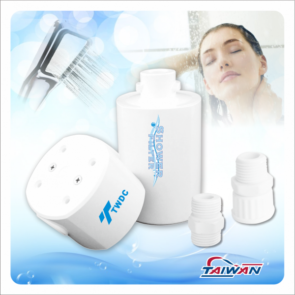 Portable Bath Shower Filter to remove Chlorine for SPA Shower