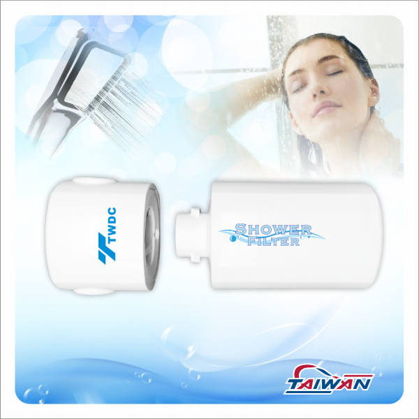 Portable Bath Shower Filter to remove Chlorine for SPA Shower